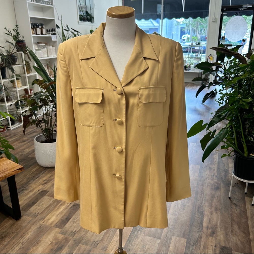 Vintage Ann May, 100% Silk Blazer